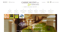 Desktop Screenshot of carriemuznydds.com
